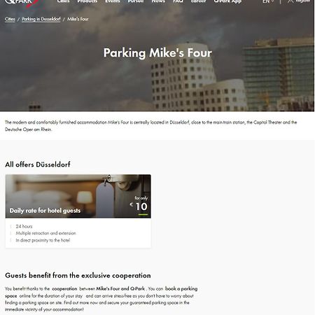 Mike'S Four Daire Düsseldorf Dış mekan fotoğraf